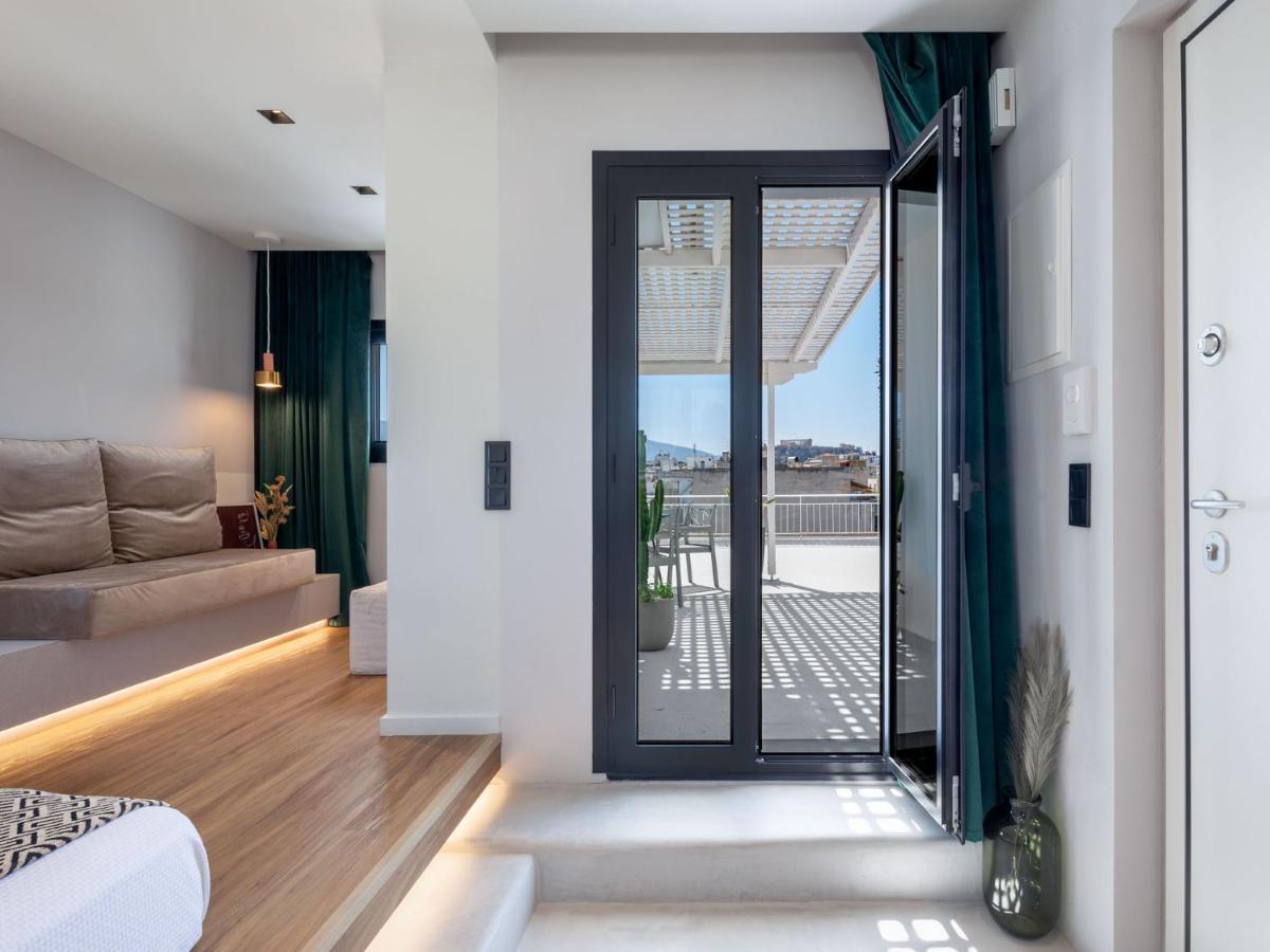 Acropol Studio Loft With Amazing View & Terrace Atény Exteriér fotografie