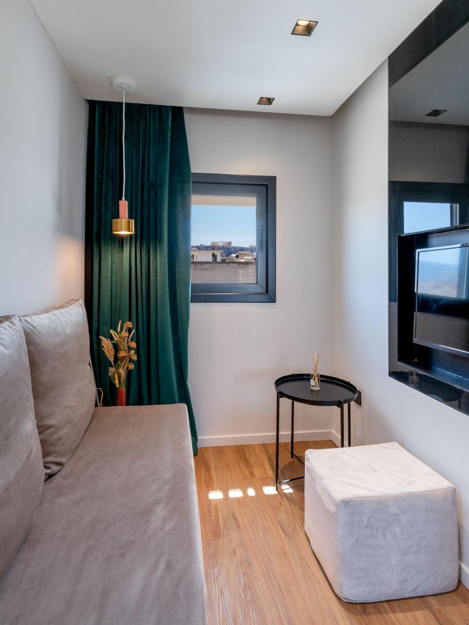 Acropol Studio Loft With Amazing View & Terrace Atény Pokoj fotografie